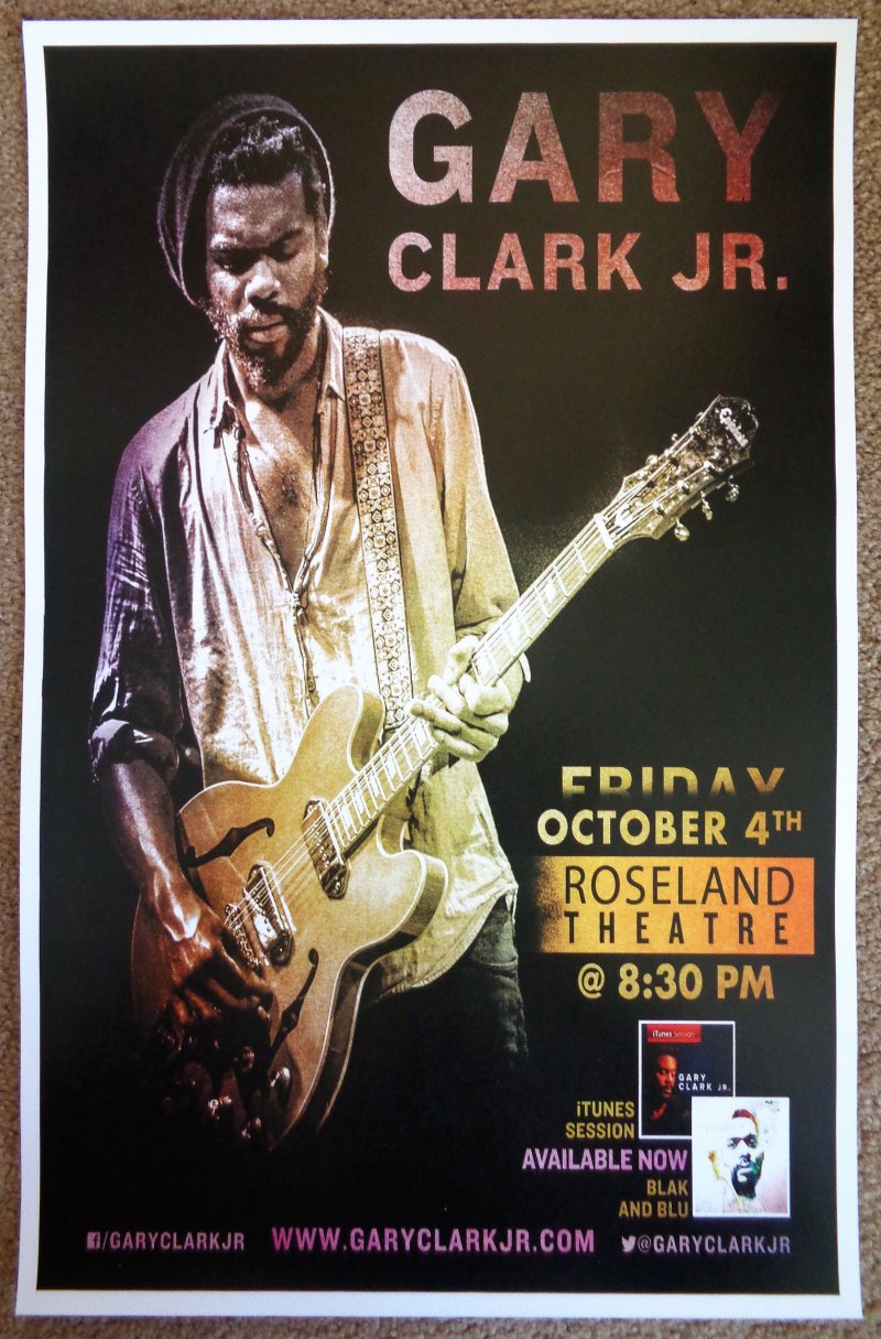 Image 0 of Clark GARY CLARK JR. 2013 Gig POSTER Portland Oregon Concert