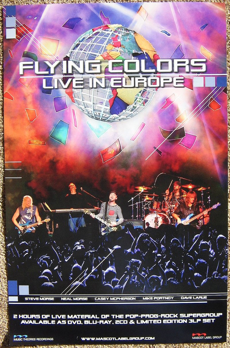 Image 0 of FLYING COLORS Album POSTER Live In Europe 