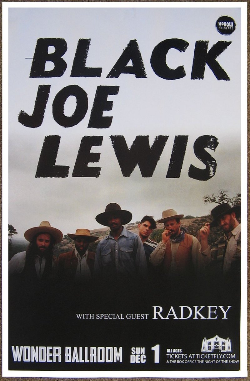 Image 0 of Lewis BLACK JOE LEWIS 2013 POSTER Gig Concert Portland Oregon