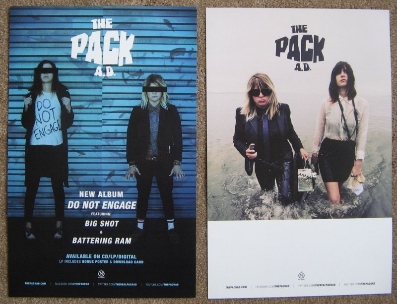 Image 0 of PACK A.D. AD Album POSTER 2-Sided Do Not Engage