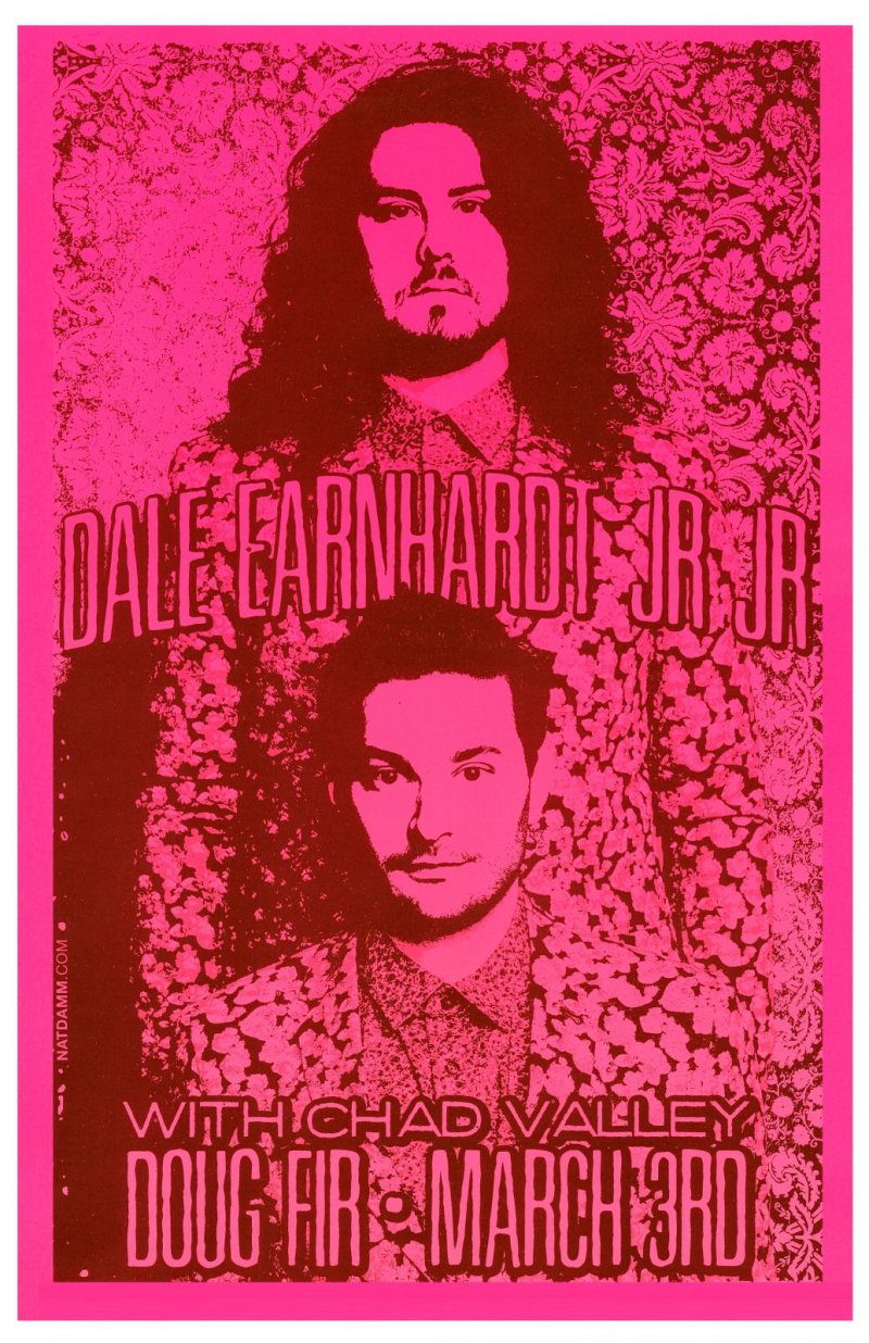 Image 0 of DALE EARNHARDT JR JR Gig POSTER March 2014 Portland Oregon Concert