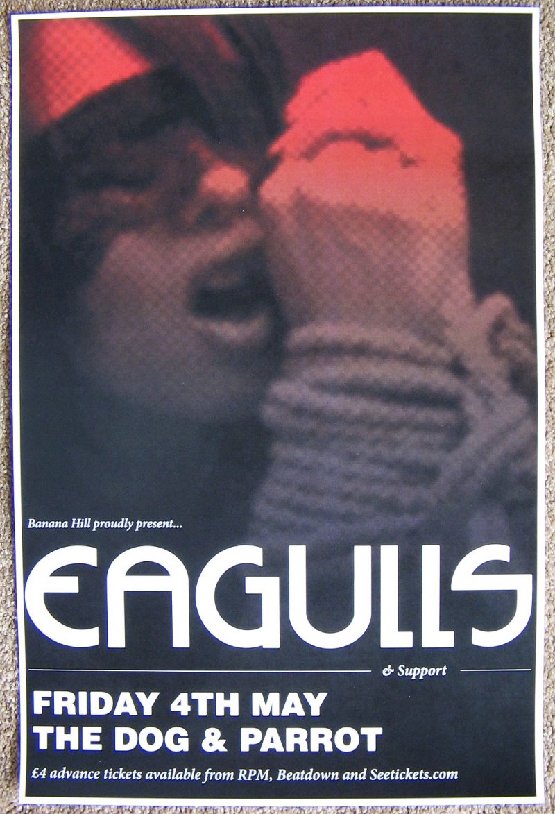 Image 0 of EAGULLS 2012 Gig POSTER Australia Concert