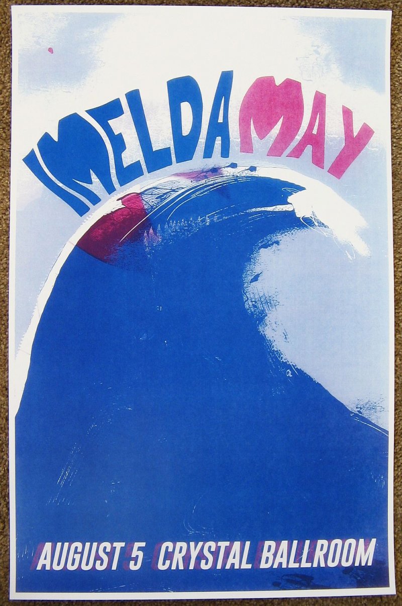 Image 0 of May IMELDA MAY Gig 2014 POSTER Portland Oregon Concert