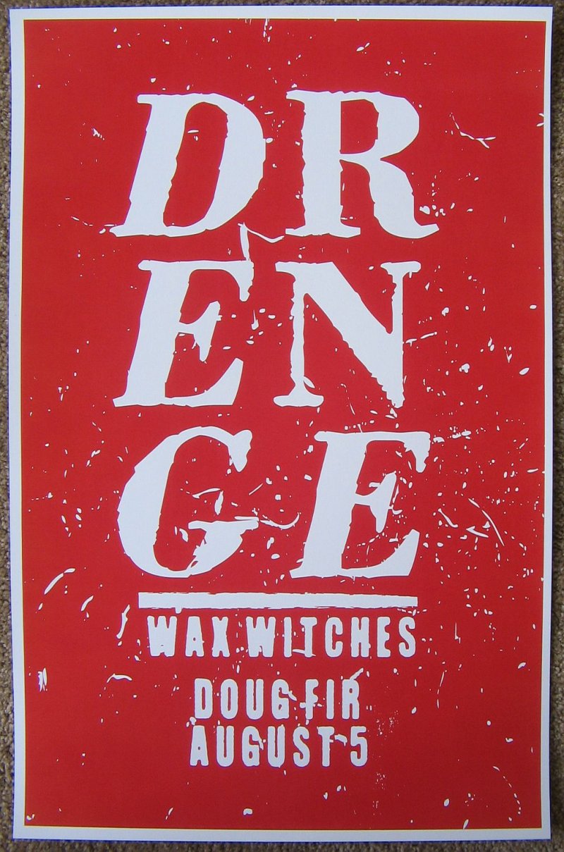 Image 0 of DRENGE 2014 Gig POSTER Portland Oregon Concert 