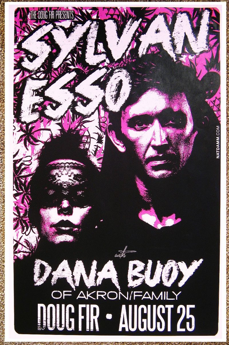 Image 0 of SYLVAN ESSO 2014 Gig POSTER Portland Oregon Concert 