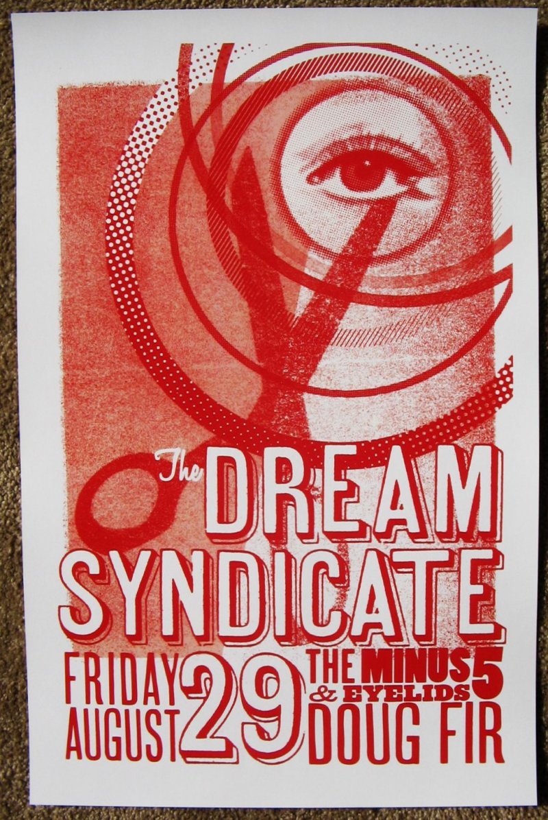 Image 0 of DREAM SYNDICATE 2014 Gig POSTER Portland Oregon Concert The Dream Syndicate