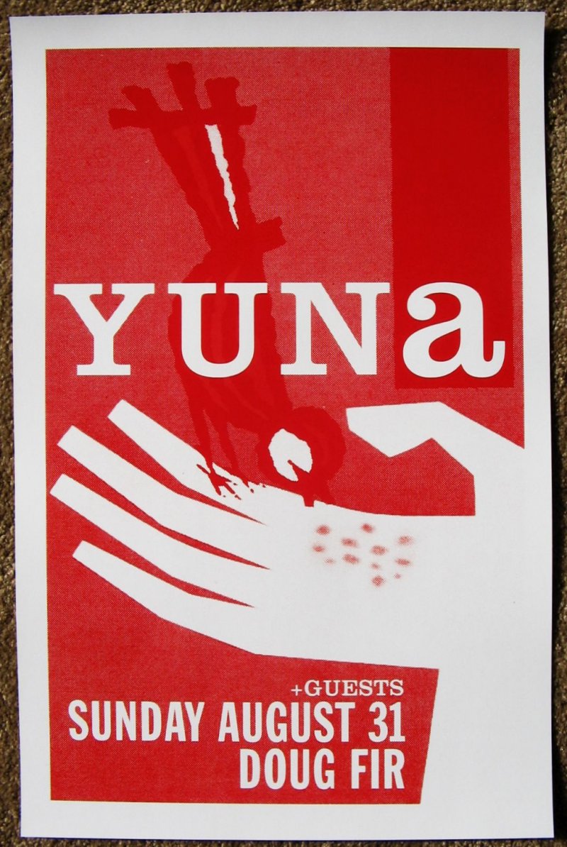 Image 0 of YUNA ( Malaysia ) 2014 Gig POSTER Portland Oregon Concert