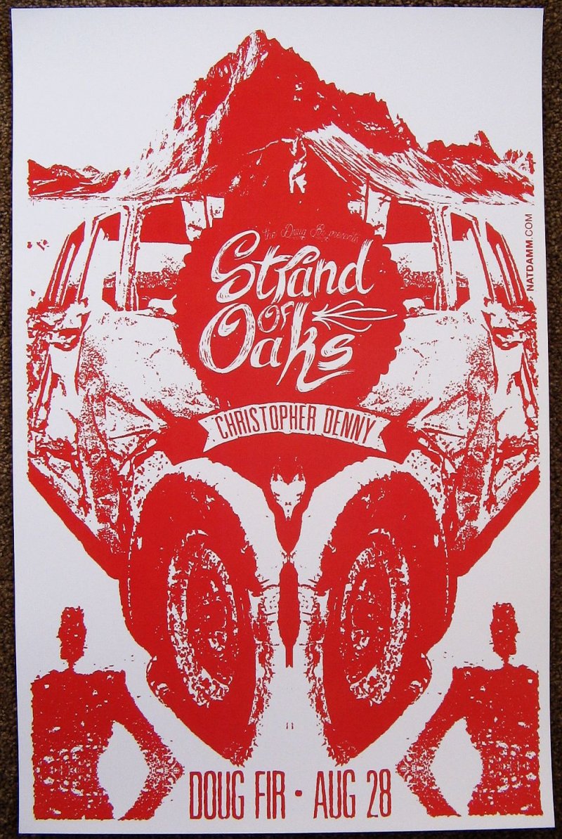 Image 0 of STRAND OF OAKS 2014 Gig POSTER Portland Oregon Concert Timothy Showalter