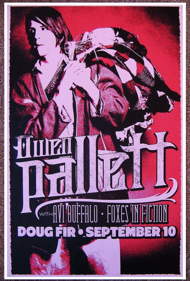Image 0 of Pallett OWEN PALLETT 2007 Gig POSTER Portland Oregon Concert