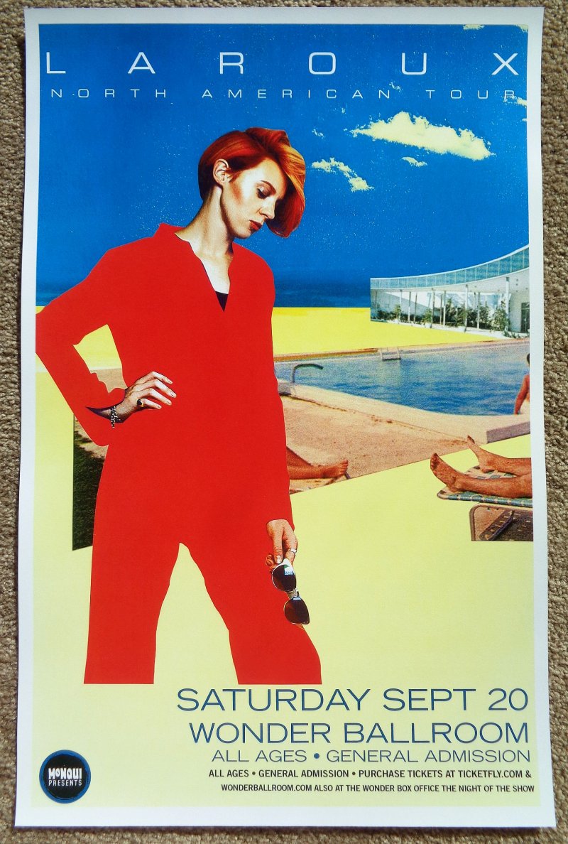 Image 0 of LA ROUX 2014 Gig POSTER Portland Oregon Concert