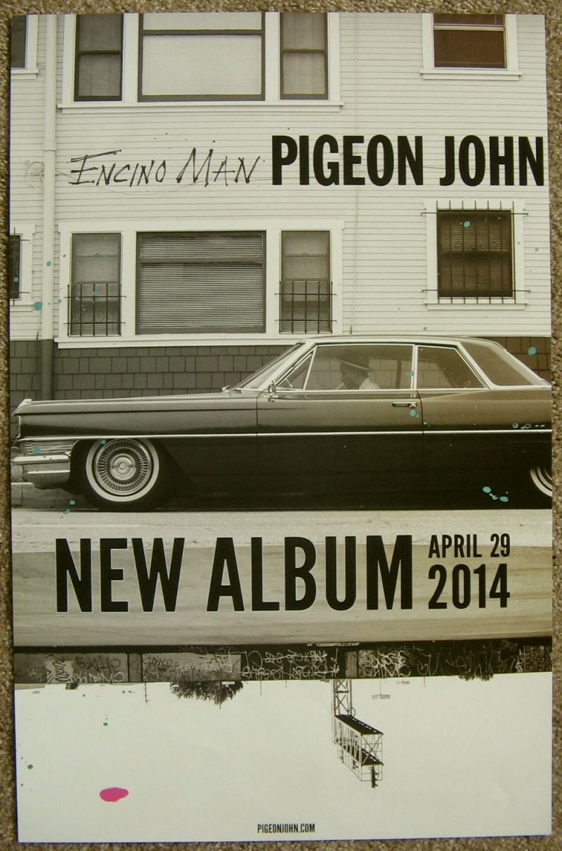 Image 1 of PIGEON JOHN Album POSTER Encino Man 2-Sided 11x17