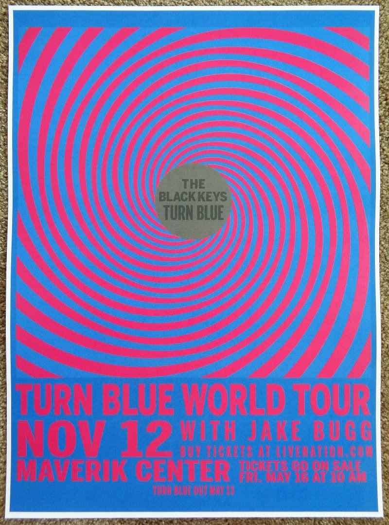 Image 0 of BLACK KEYS 2014 Gig POSTER Salt Lake City Concert Utah