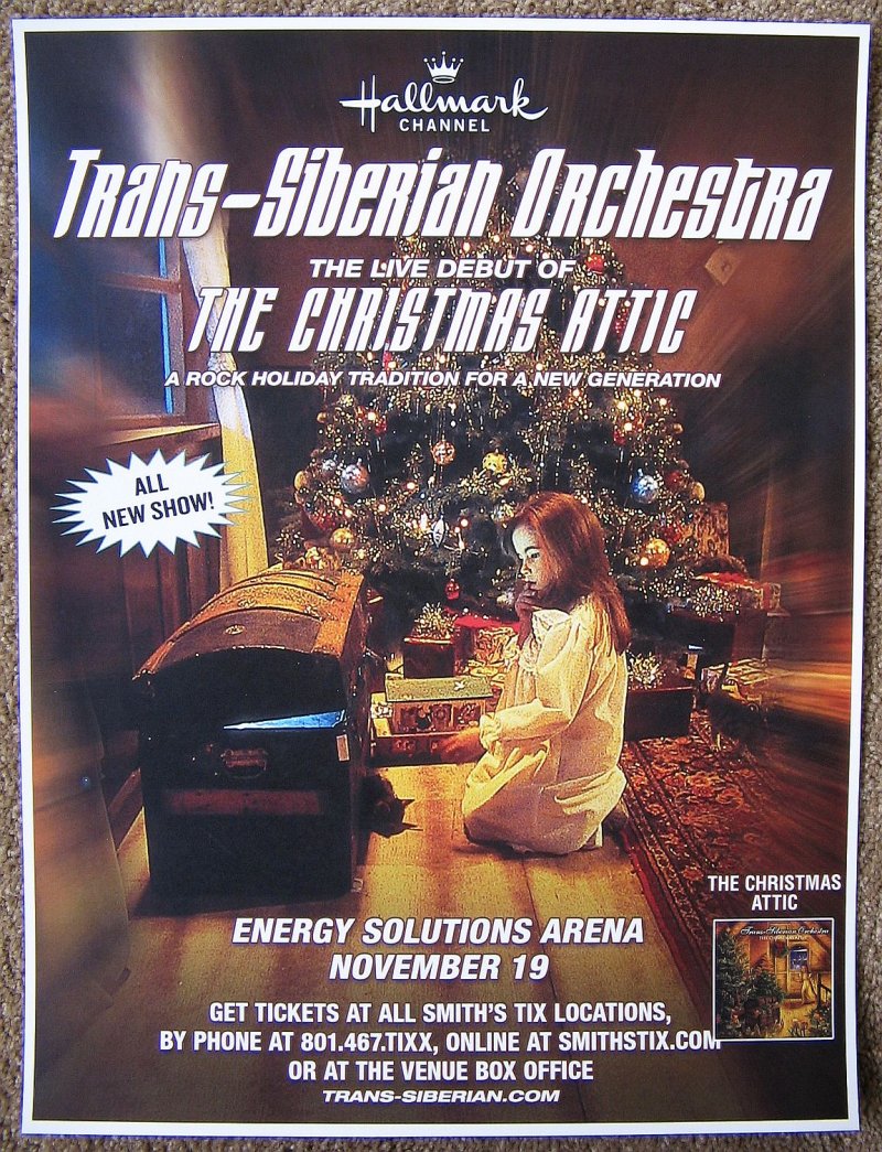 Image 0 of TRANS-SIBERIAN ORCHESTRA 2014 Gig POSTER Salt Lake City Concert Utah