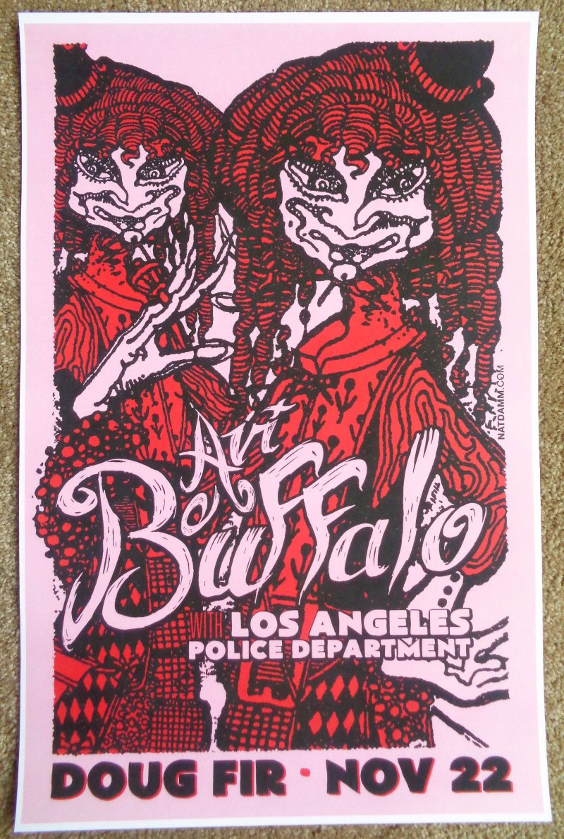 Image 0 of AVI BUFFALO 2014 Gig POSTER Portland Oregon Concert