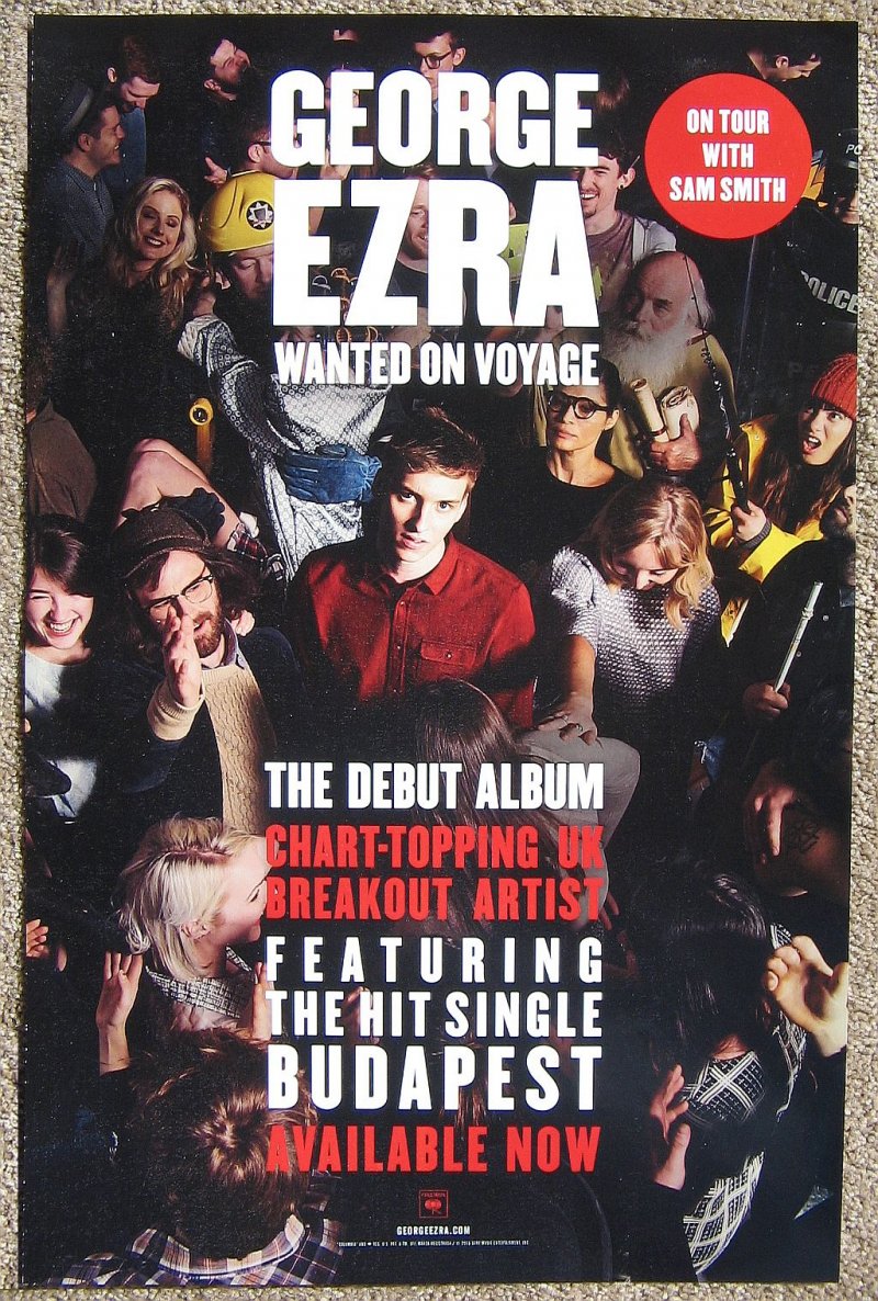 Ezra GEORGE EZRA Album POSTER Wanted On Voyage 