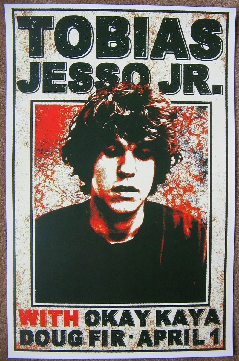 Image 0 of Jesso TOBIAS JESSO JR. Gig POSTER April 2015 Portland Oregon Concert 