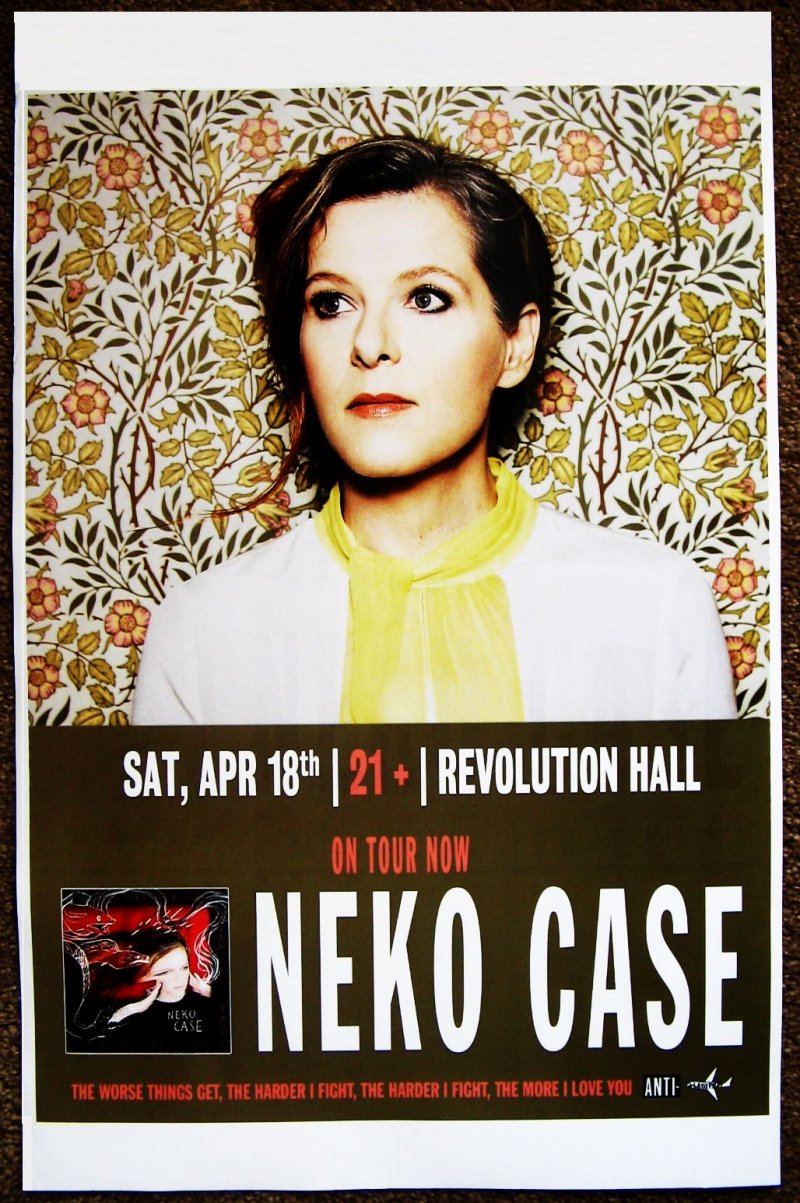 Image 0 of Case NEKO CASE 2015 Gig POSTER Portland Oregon Concert