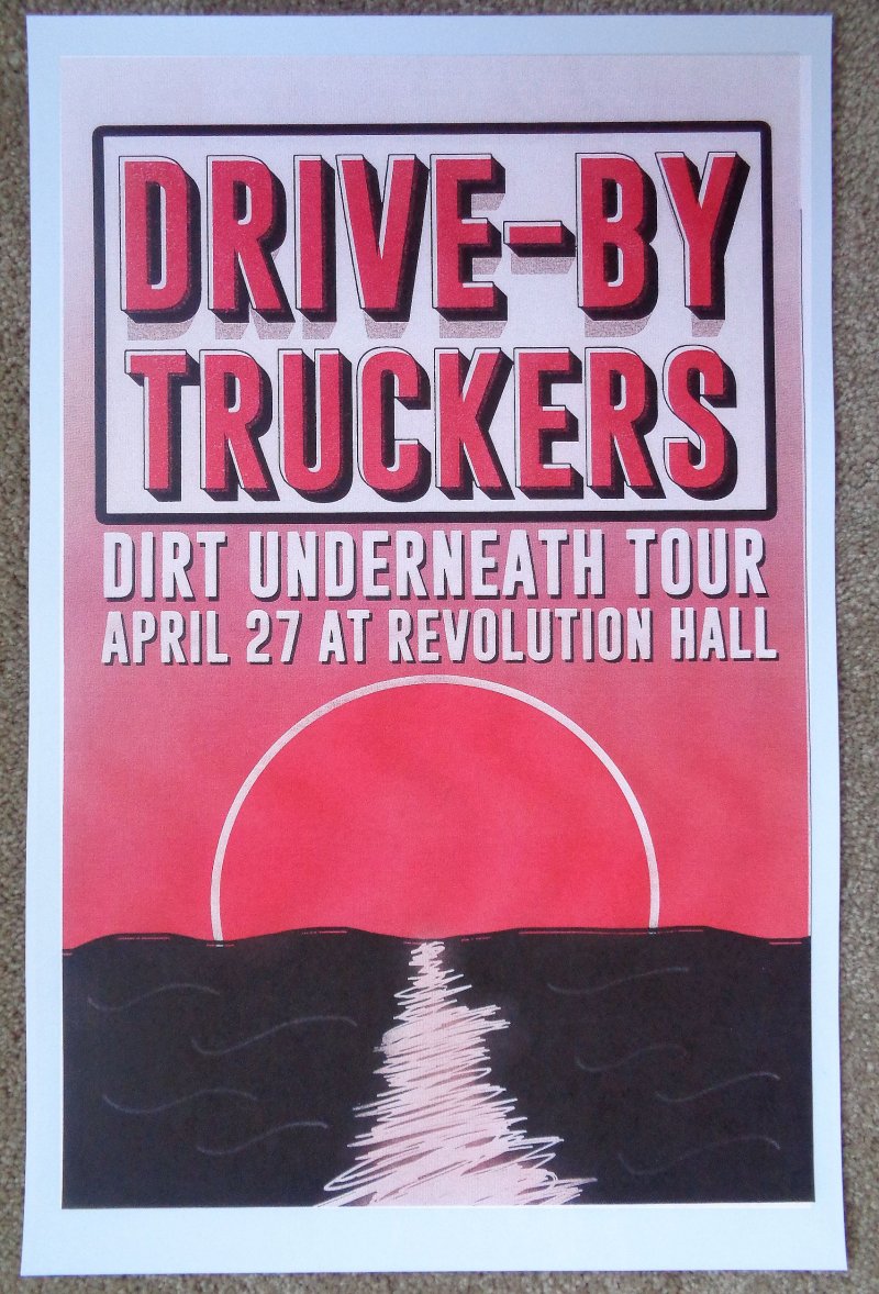 Image 0 of DRIVE-BY TRUCKERS 2015 Gig POSTER Portland Oregon Concert Drive By