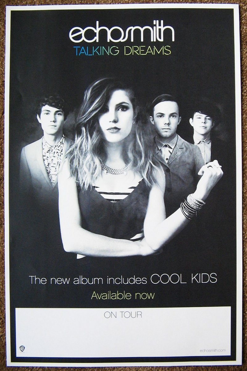 Image 0 of ECHOSMITH Album POSTER Talking Dreams 2-Sided