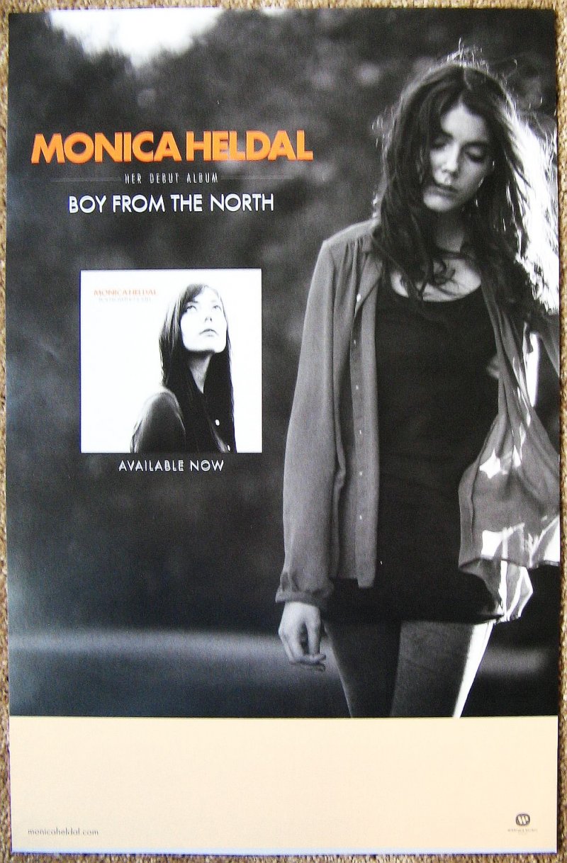 Image 0 of Heldal MONICA HELDAL Album POSTER Boy From The North 11x17