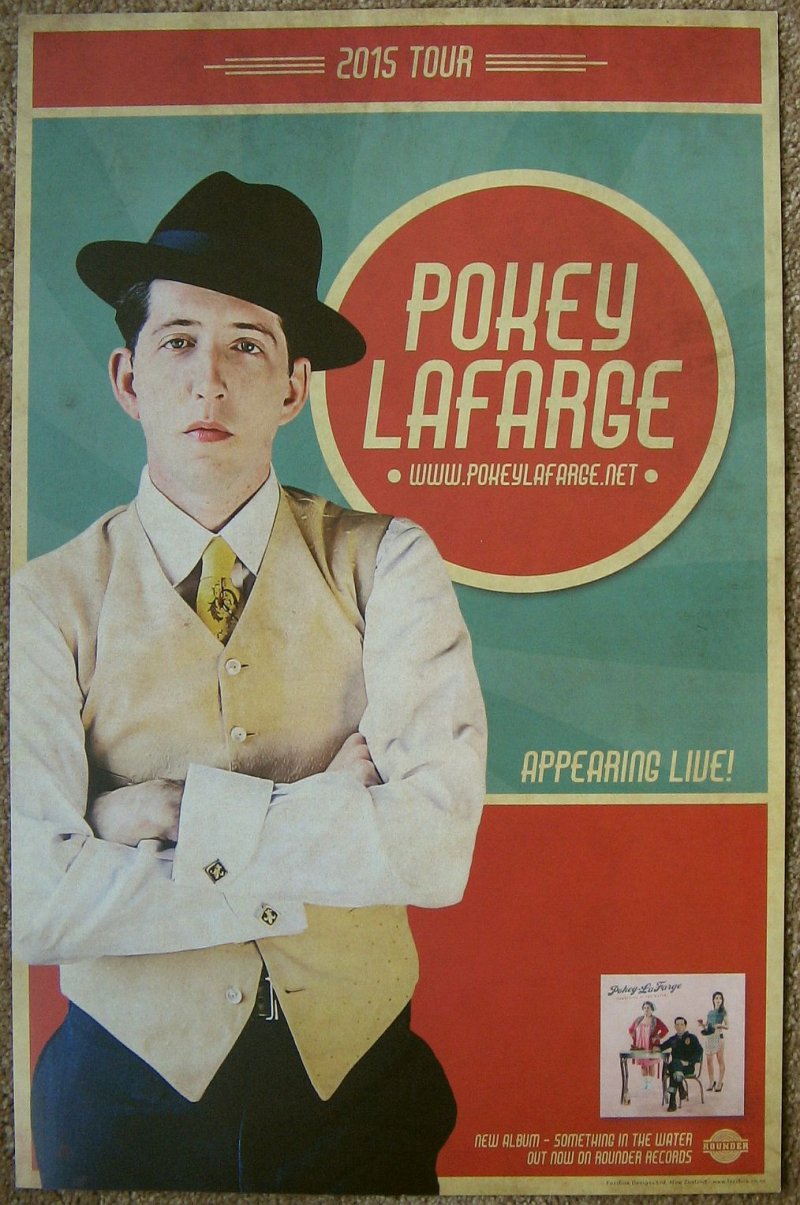 Image 0 of Lafarge POKEY LAFARGE Album POSTER Something In The Water