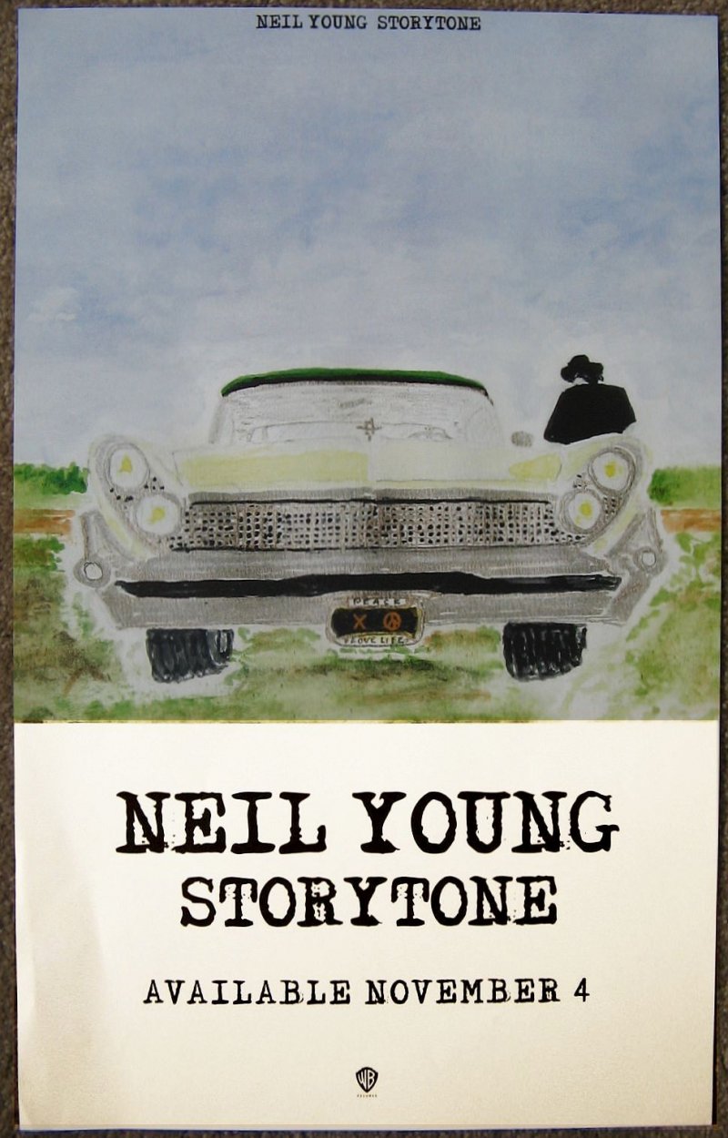 Image 0 of Young NEIL YOUNG Album POSTER Storytone 11x17