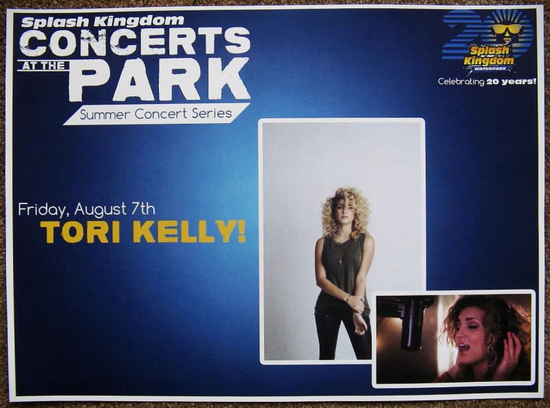 Image 0 of Kelly TORI KELLY 2015 Gig POSTER Concert Redlands California