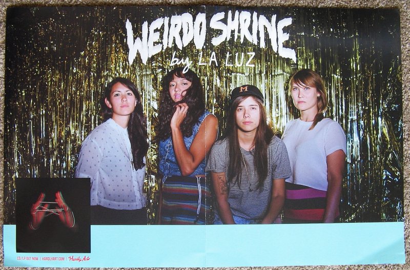 Image 0 of LA LUZ Album POSTER Weirdo Shrine 17x11
