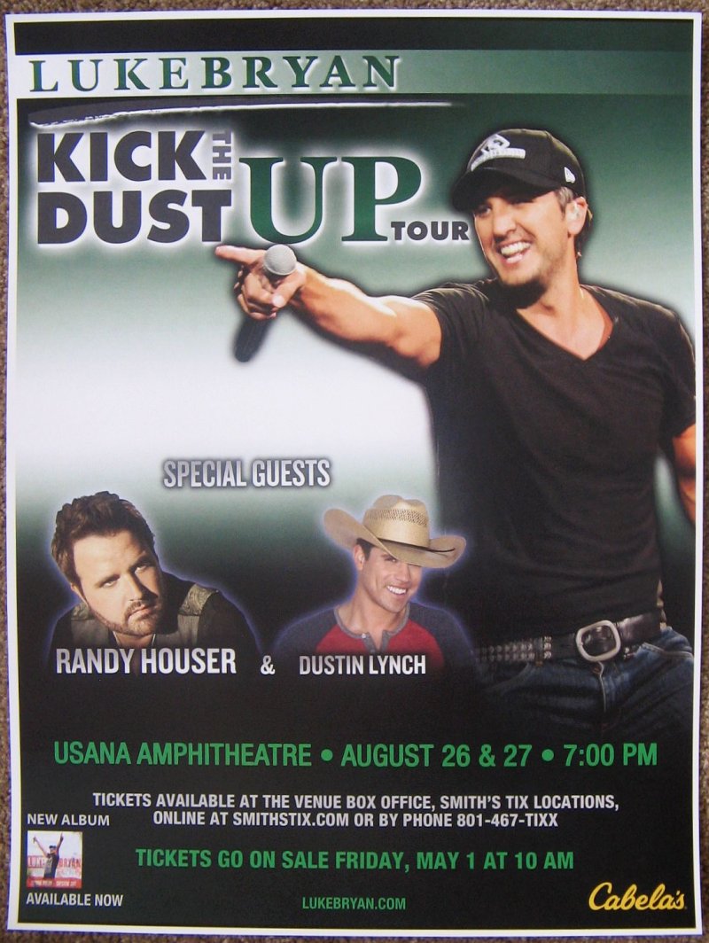 Image 0 of Bryan LUKE BRYAN 2015 Gig POSTER Utah Concert 