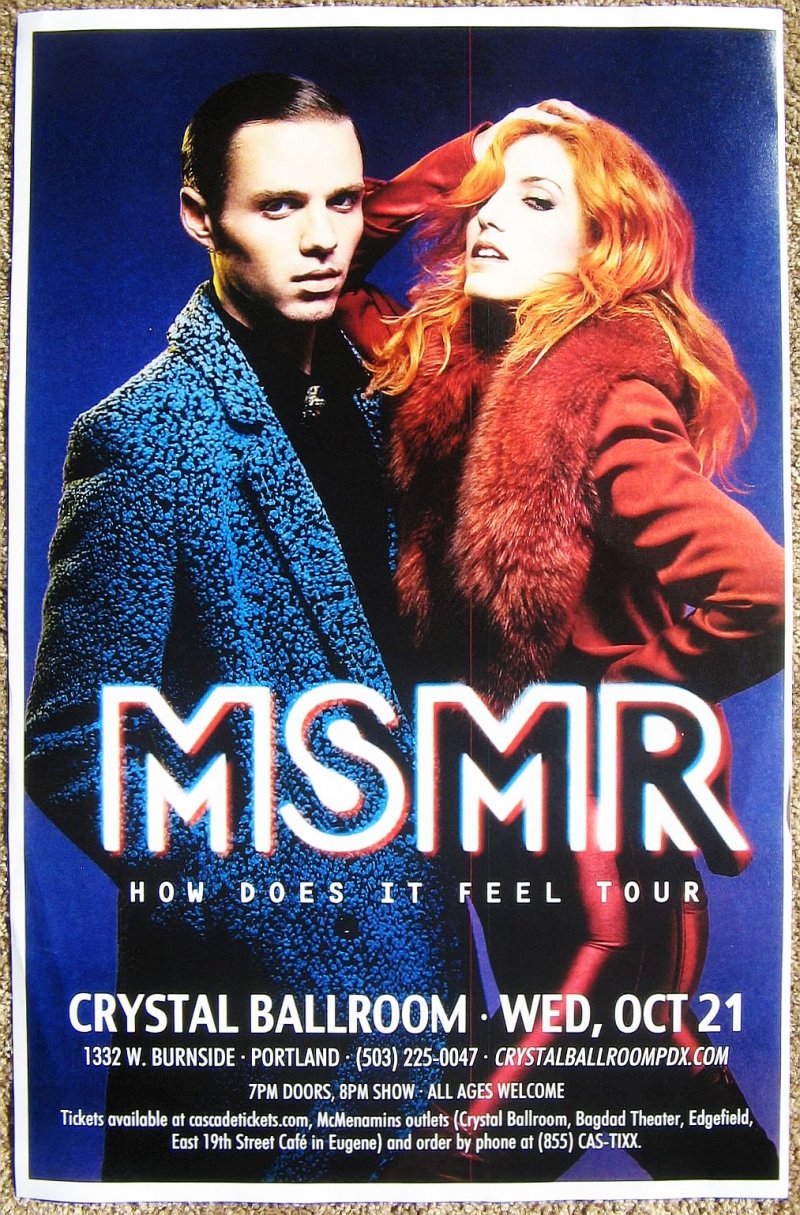 Image 0 of MS MR 2015 Gig POSTER Portland Oregon Concert