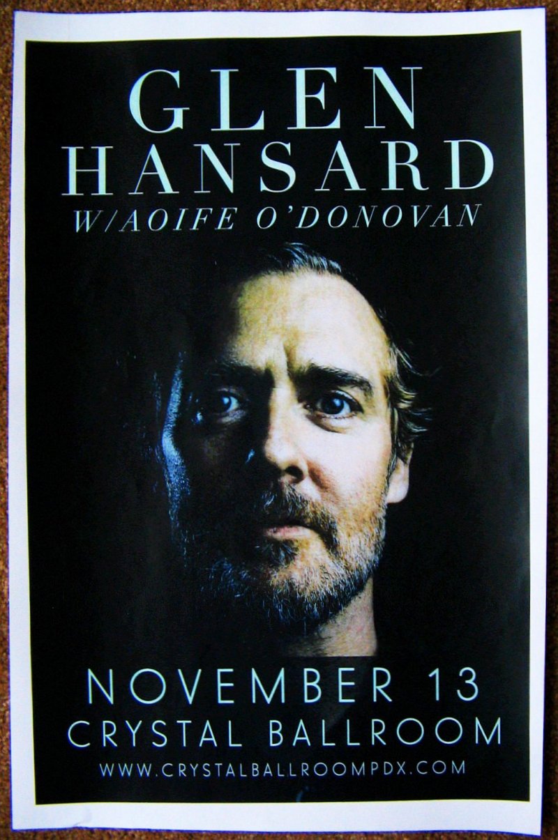 Image 0 of Hansard GLEN HANSARD 2015 Gig POSTER Portland Oregon Concert 