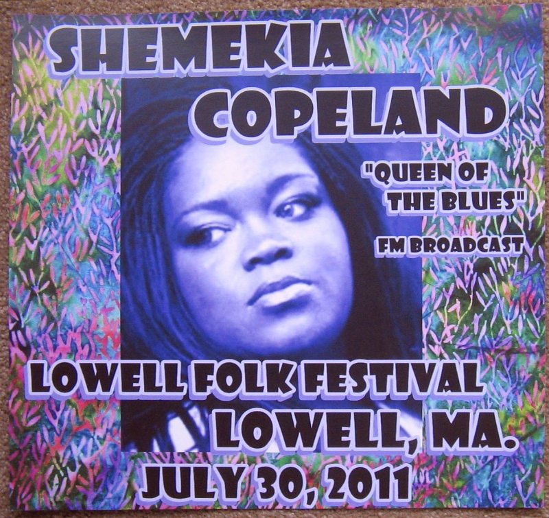 Copeland SHEMEKIA COPELAND 2011 Gig POSTER Concert Lowell Massachusetts