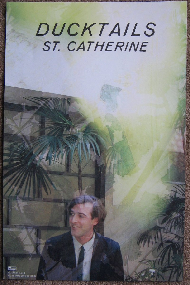 DUCKTAILS Album POSTER St Catherine 2-Sided Matt Mondanile