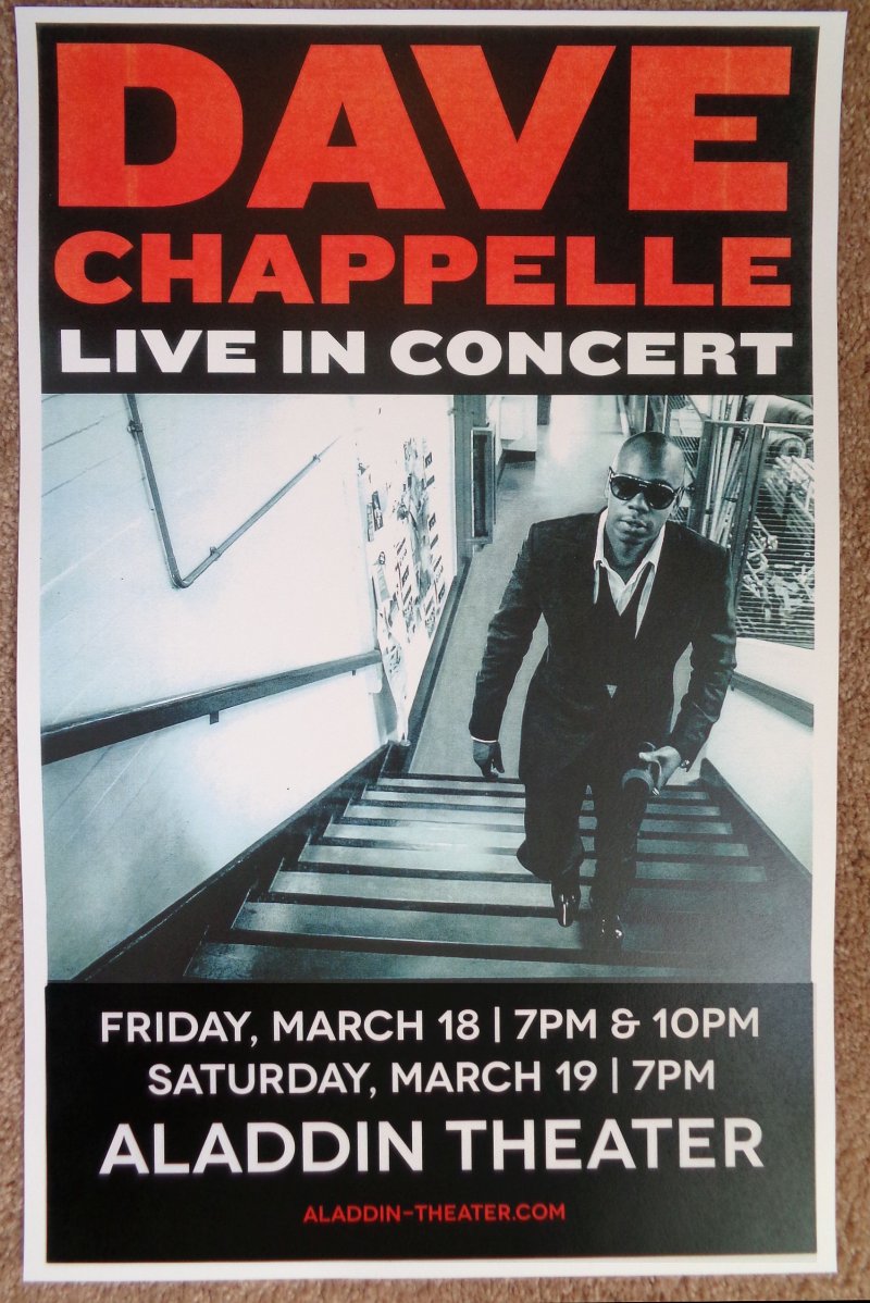 Image 0 of Chappelle DAVE CHAPPELLE 2016 Gig POSTER Portland Oregon Comedy