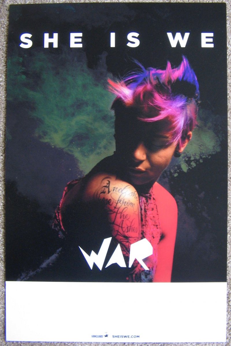 Image 1 of SHE IS WE War Album POSTER 2-Sided 11x17