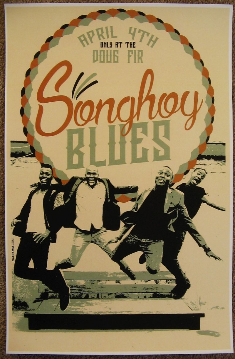 Image 0 of SONGHOY BLUES 2016 Gig POSTER Portland Oregon Concert