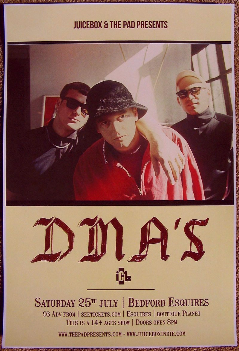 Image 0 of DMA'S 2015 Gig POSTER Bedford Concert United Kingdom