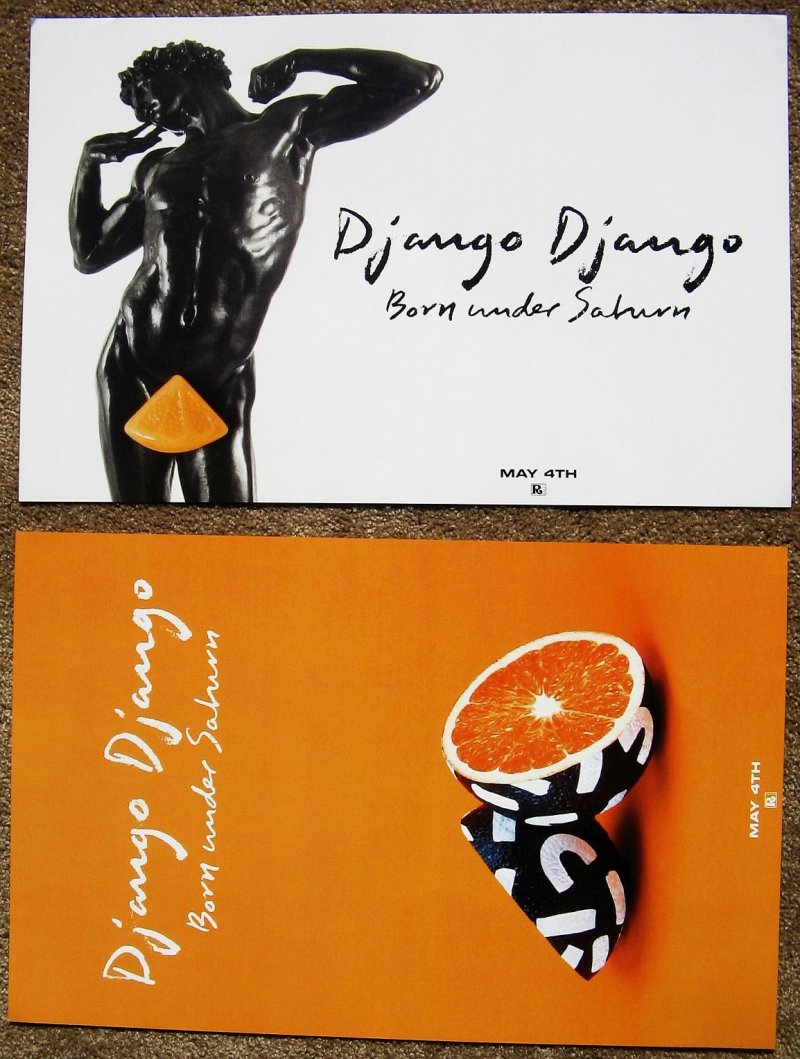 Image 0 of DJANGO DJANGO Album POSTER Born Under Saturn 2-Sided