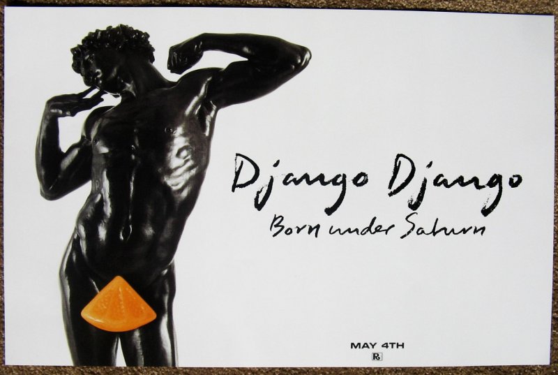 Image 1 of DJANGO DJANGO Album POSTER Born Under Saturn 2-Sided