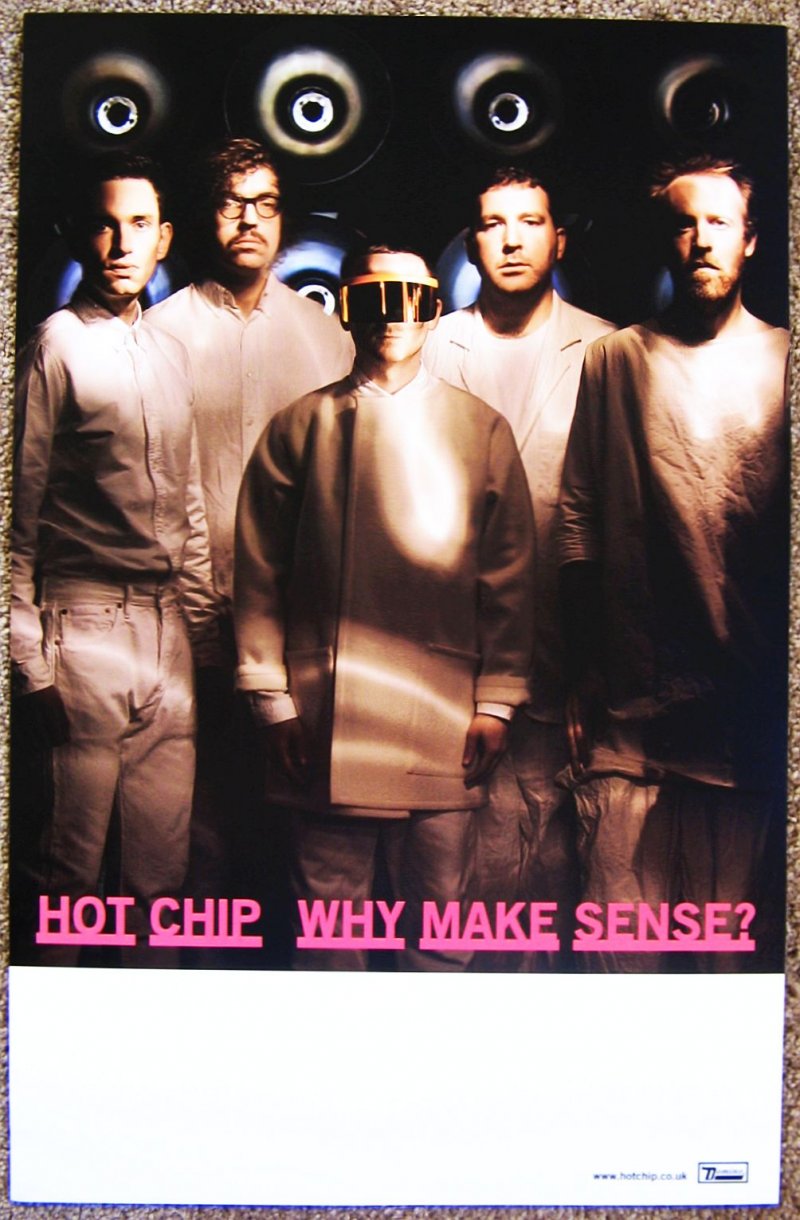 Image 2 of HOT CHIP Album POSTER Why Make Sense 2-Sided Version 1