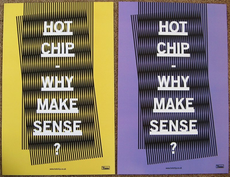 Image 0 of HOT CHIP Album POSTER Why Make Sense 2-Sided Version 2