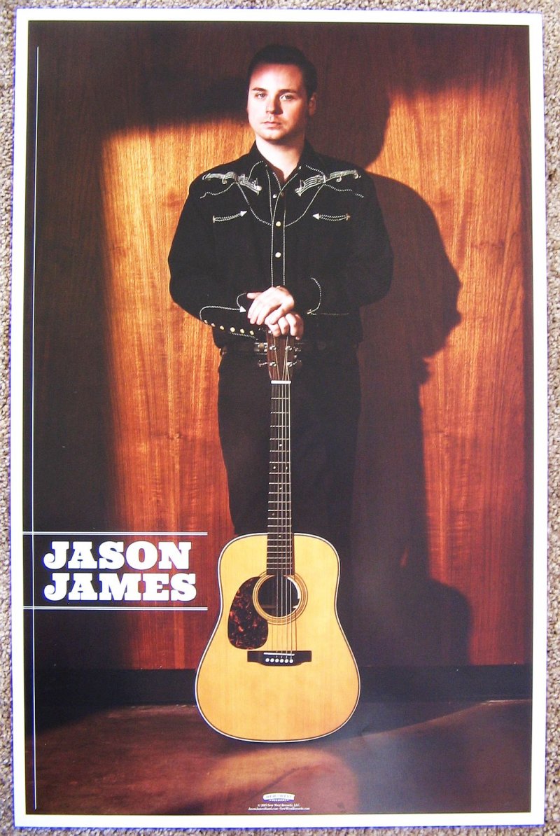 Image 0 of James JASON JAMES Debut Album POSTER 2-Sided 11x17