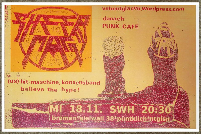 Image 0 of SHEER MAG 2015 Gig POSTER Bremen Germany Concert