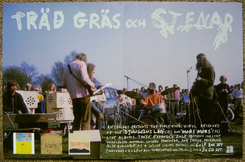 Image 0 of TRAD GRAS OCH STENAR Album POSTER Anthology Reissues 17x11