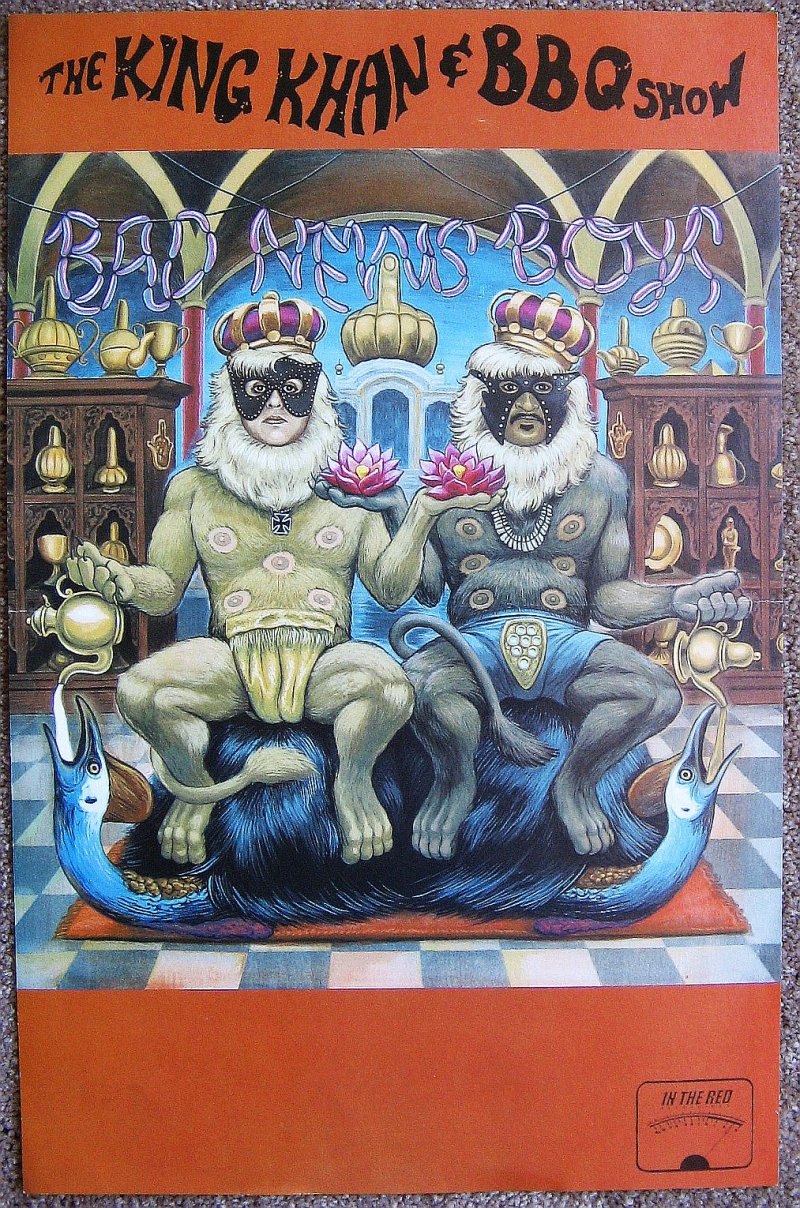 Image 0 of KING KHAN & BBQ SHOW Album POSTER Bad News Boys 11x17