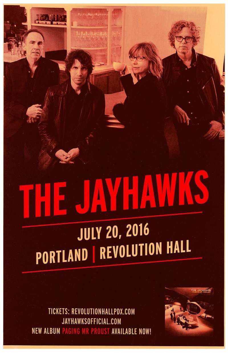 Image 0 of Jayhawks THE JAYHAWKS 2016 Gig POSTER Portland Oregon Concert