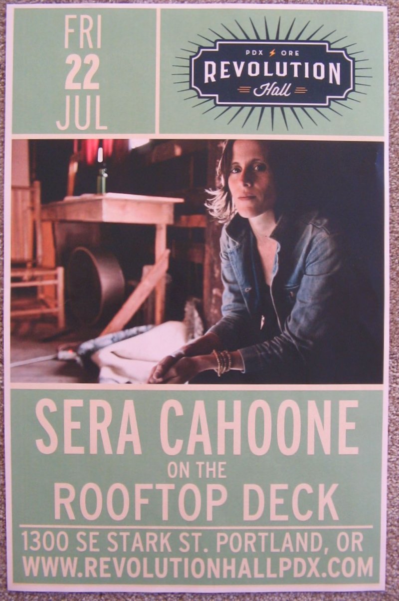 Image 0 of Cahoone SERA CAHOONE 2016 POSTER Gig Concert Portland Oregon