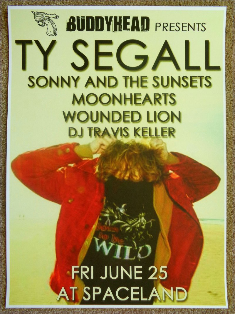 Image 0 of Segall TY SEGALL 2010 Gig POSTER Los Angeles Concert California