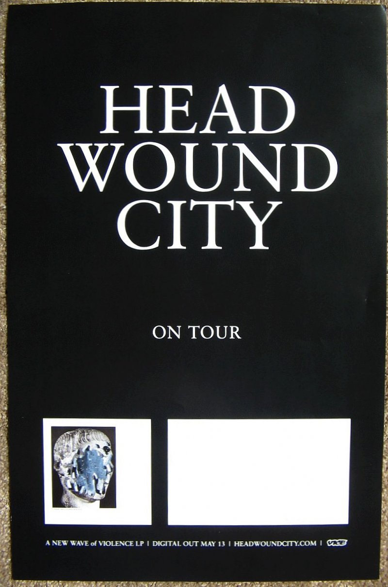 Image 0 of HEAD WOUND CITY Album POSTER A New Wave Of Violence 11x17