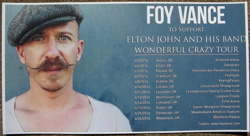 foy vance european tour